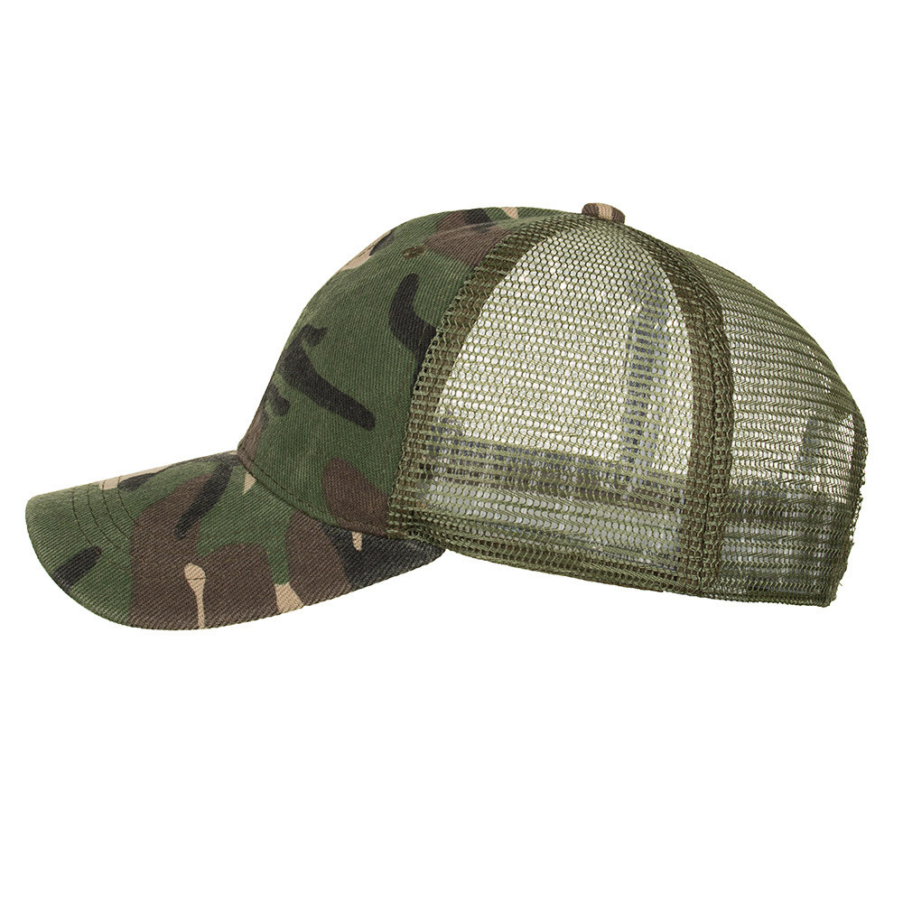 Camouflage Ponytail Baseball Cap Messy Bun Hats For Women Men Snapback Caps Casual Summer Sun Visor Outdoor Hat Gorras Casquette