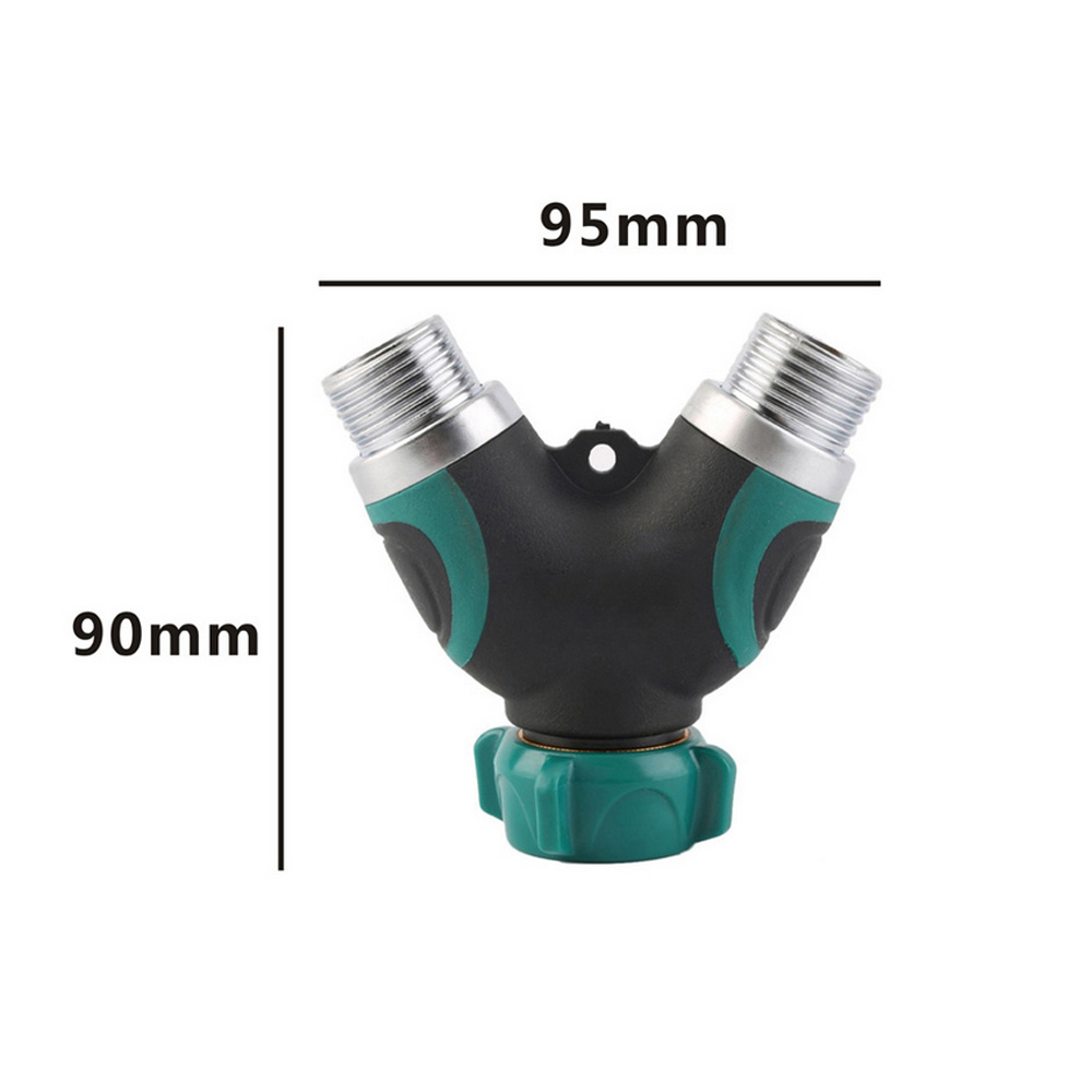 Faucet Valve Two-way Shunt Water Pipe Joint Irrigation Y Connectors Water Splitter Tap Wear Corrosion-resistant Garden Tools