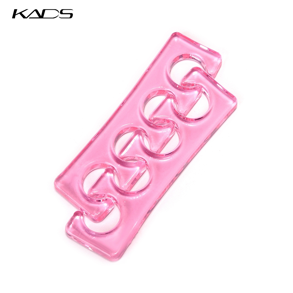 KADS 2Pcs/Pair Soft Silicone Toe Finger Separators Nail Pedicure Manicure Finger Spacer For Manicure Flexible Hand Foot Tools