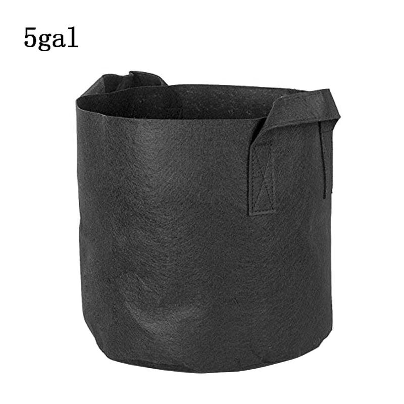 Geotextile Fabric Planting Bag 3/5 Gallon Plants Flower Cultivation Pot Big Capacity Vegetable Growing Home Gardening Accessory