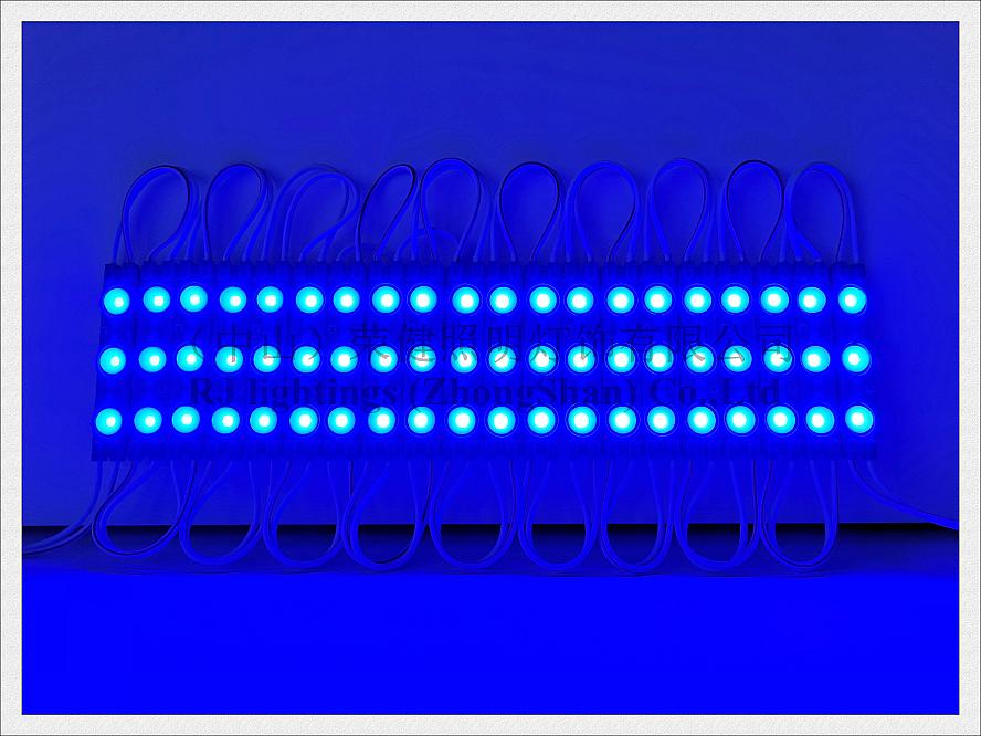 LED module injection waterproof LED advertising light module for sign DC12V 60mm*12mm SMD2835 3 LED aluminum PCB 1.2W 130lm IP65