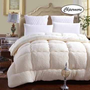 Chpermore 100 % Lamb Cashmere Quilt Duvets Five Star Hotel Winter Comforters 100% Cotton Cover King Queen Twin Full Size