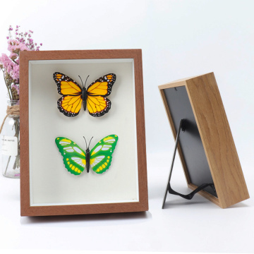 DIY Specimen Photo Frame Depth 3cm For Displaying Three-Dimensional Works Nordic Artificial Wood Picture Frame Photo Decor