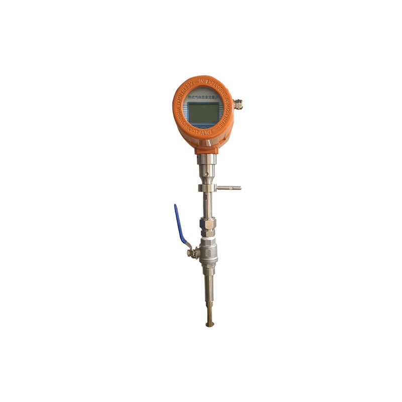 Thermal gas mass flowmeter