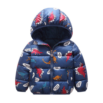 Baby girl Boy Jacket 2020 Autumn Winter Cartoon clothes Kids Warm Thick Hooded Coat Children Outerwear 1-7 Y Toddler Clothing