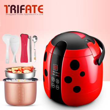 MINI Cute 220v multifunctional student single people small automatic mini cooker for 1-2 people electric mini rice cooker