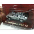 1:64 scale DieCast Toy Malibu International Reel Rides '81 Delorean DMC 12