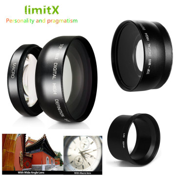 0.45X Super Wide Angle Lens with Macro & Adapter tube for Panasonic DMC-LX3 LX3 Digital Camera