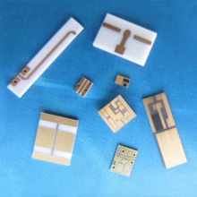 Ceramic substrate with gold plating