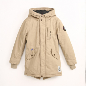 Fashion boy's outdoor windproof parka jacket