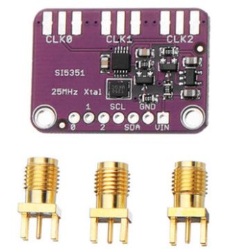 DC 3-5V Si5351A Clock Generator Controller Breakout Board Module Signal Generator Clock 8KHz-160MHz