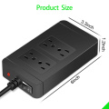 US Plug Power Strip Wall Multiple Socket Portable 4 USB Port for Mobile Phones, UL 60950-1 Cable for Smartphones Tablets