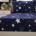 1pcs 100%Polyester Printed Solid Fitted Sheet Mattress Cover Four Corners With Elastic Band Bed Sheet68