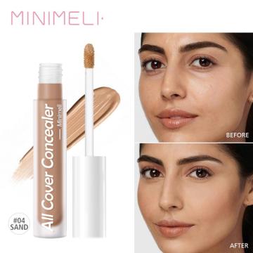 MINIMELI Liquid Concealer 5 Colors Cover Dark Circles And Acne Marks Natural Makeup Effect Concealer Makeup Base Primer TSLM2