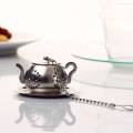 Chinese tea filter tea infuser stainless steel ceremony Teaware mini tea ball With lid and chain Tea Strainers & Tea Infusers