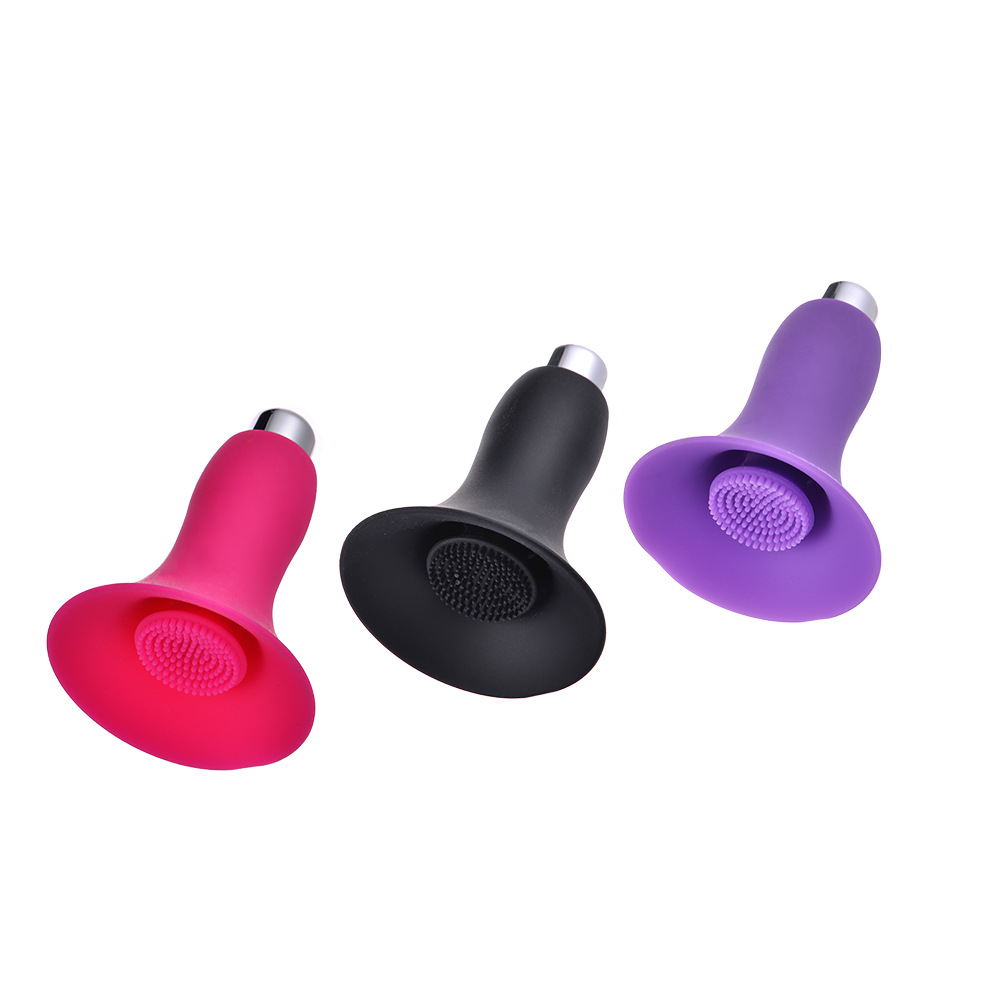 Female Breast Nipple Massager Vibrator Clitoris Stimulator Brush Silicone Breast-Fed Sex Toys for Women