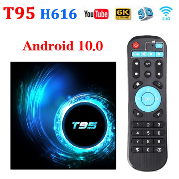 2020 Best T95 Max TV Box Android 10.0 4G 64G Support 6K 3D YouTube Google Voice Assistant T95 H96 H616 MXQ Pro Set Top Box