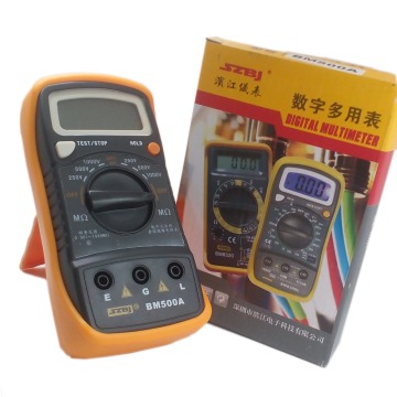 Digital Resistance Meter BM500A 1000V 1999M Digital Insulation Resistance Tester Meter Megohmmeter Megger Multimeter