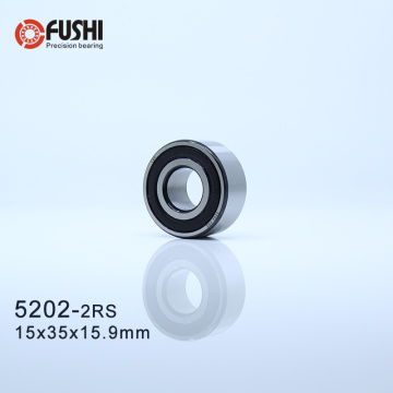 5202 2RS Bearing 15 x 35 x 15.9 mm ( 1 PC ) Axial Double Row Angular Contact 5202RS 3202 2RS 3056202 Ball Bearings