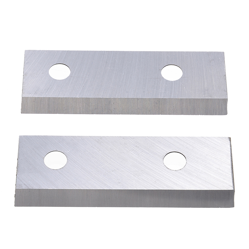 2pcs 8cm * 3cm Steel Chipper Blade Shredder Chipper Blades Cutter for Garden Wood Shredder Tools Replacement Accessories