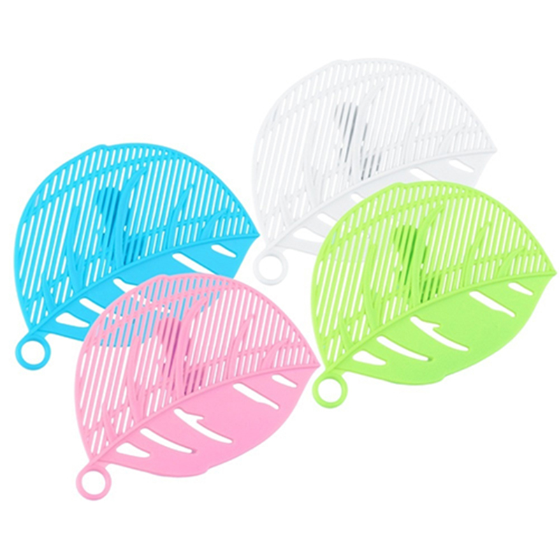 1 Pcs Leaf Shaped Rice Wash Gadget Noodles Spaghetti Beans Colanders Strainers Kitchen Accessories Fruit&Vegetable Cleaning Tool