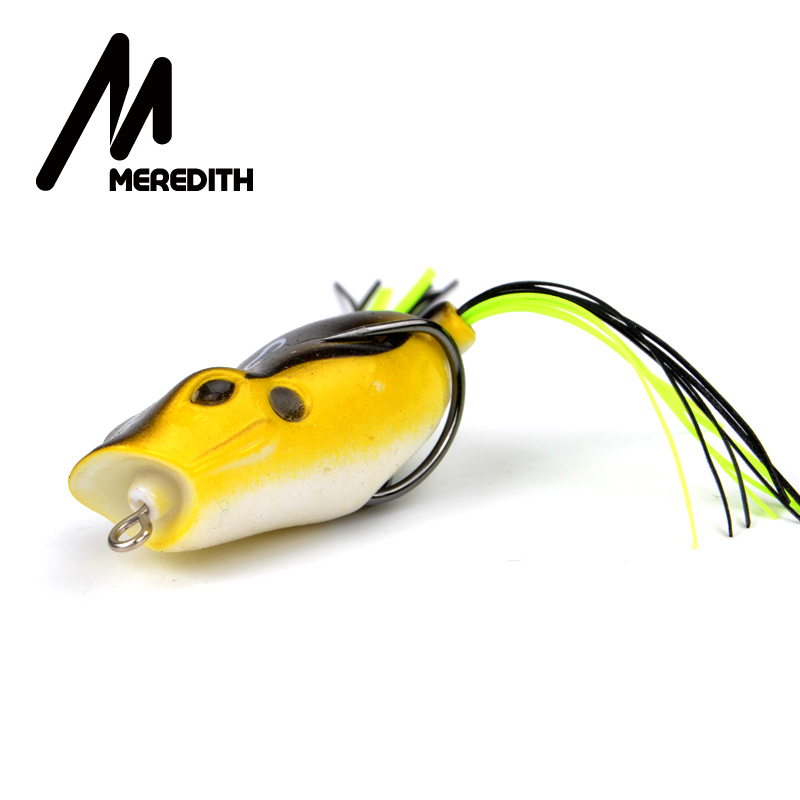 MEREDITH Popper Frog 11.7g 5.3cm Frog Lures Soft Baits For Snakehead Bass Lures Frog Fishing Floating Topwater