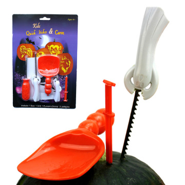 5pcs Halloween Pumpkin Carving Tools Kit DIY Children Pumpkin Lantern Carving Toy Knife Set Oc16