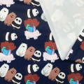 Cartoon Bear Bag Polyester Cotton Fabrics for Sewing Digital Printed Waterproof Fabric By The Half Yard DIY Patchwork Material