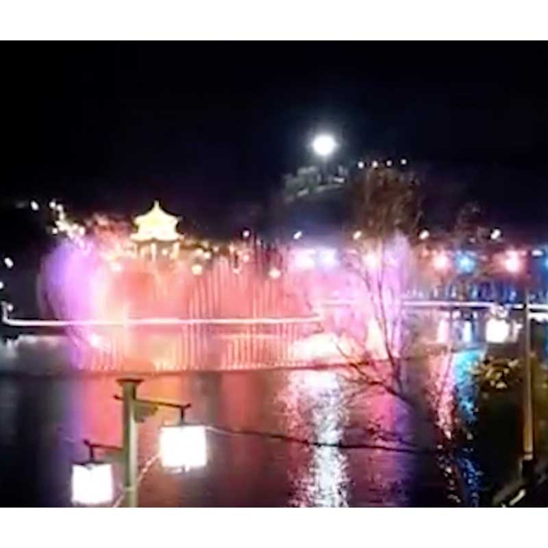 The Performance Of Dancing Fountain
