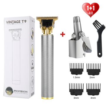 Electric Hair Trimmer Set Tool Cordless Barber Hair Clipper Ear Nose Hair Shaver for Men Hair Brush for Style Hair Cutting Tool