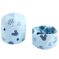 blue mouse hat scarf