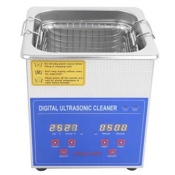 MH-010S 2L Digital Ultrasonic Cleaner W/ Timer Stainless Steel Ultra Sonic Cleaning Machine Bath Washer For Jewelry Glasses