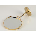 Bath Mirrors 8 Inch Round Wall Mirror Table Magnifying Mirrors Makeup Cosmetic Golden Double Side Brass Mirror for Bathroom 728K