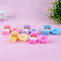 Kawaii Carrot Small bed Sofa Fairy Garden Miniatures DIY Ornament Resin Decoration Crafts Figurines Micro landscape