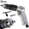 TORO 3/8" 1800rpm High-speed Cordless Pistol Type Pneumatic Gun Drill Reversible Air Drill Tools for Hole Drilling