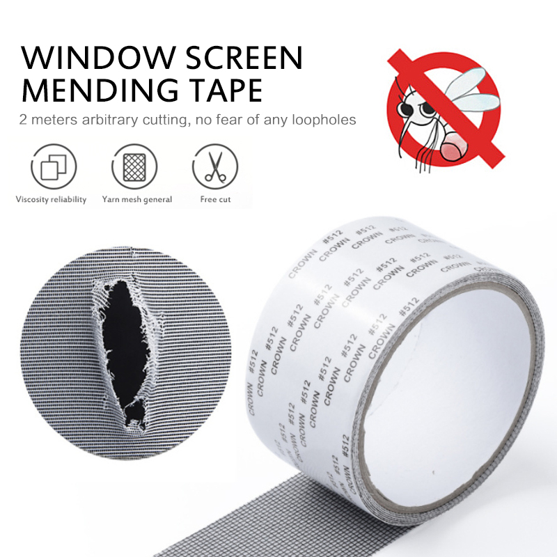 Repair Mosquito Door Window Net Sticky Roll Tape Insects Screen Repair Patch Window Door Patch Repair Mesh Hole Repaire Tape