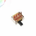 10pcs = 6Pin PCB Mount 2 Position DPDT Miniature Mini Slide Switch SK-22D07