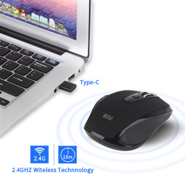 MODAO 2.4GHZ Type C Wireless Mouse USB C Mice for Macbook/ Pro USB Low noise Ergonomic Computer Silent PC Laptop Accessories