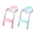Comfortable Baby Potty Training Seats Infant Kids Toilet Folding Seat With Adjustable Ladder Environmental PP Fit For 1-7Y Kids