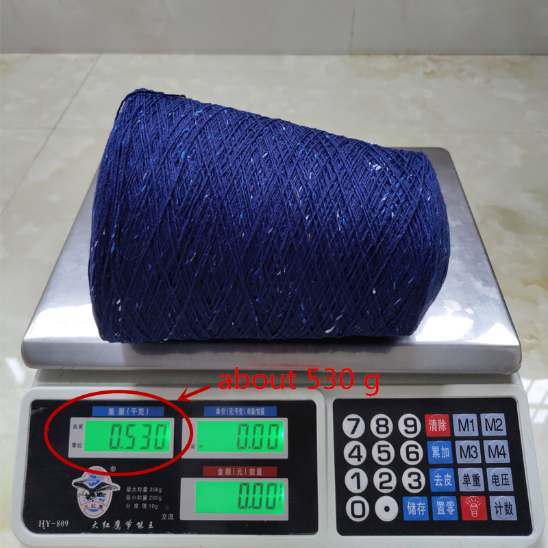 Import 500g beautiful popular fancy space dye Cotton Wool yarn for knitting crochet yarn DIY knit hand weave thread X5111