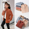 Vidmid Warm Winter Girls Boys Cardigan Kids Coats Fleece Children Baby Girls Mandarin Collar Coats Jacket Thicken Outwear P338