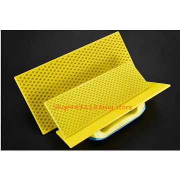 370*190*5mm Tempered plastic plaster trowel back with holes construction concrete spatula tool for Diatom mud/ fiber cement