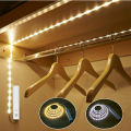 PIR motion sensor strip light Waterproof 2835 SMD Turn ON OFF Sensor led strip light USB battery Kitchen Cabinet Bed Stairs 3m