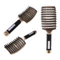 Salon Professional Bristle & Nylon Hairbrush Scalp Massage Comb Wet Hair Brush