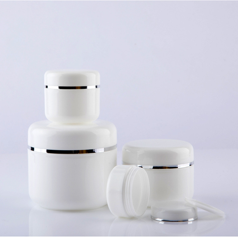 5pcs/lot Empty Plastic Makeup Jar Pot Refillable Sample bottles Travel Face Cream Lotion Cosmetic Container 20/30/50/100/150ML
