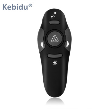 Kebidu Wireless RF Remote control IR PPT Presenter USB Laser Pointer presentation presenter pen Red Laser Pointer for PC