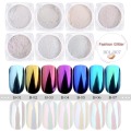 1 Box Pearl Nail Glitter Powder Neon Shimmer Mirror Mermaid Dipping White Purple Nail Chrome Pigment Dust Polish Decor GLB01-07