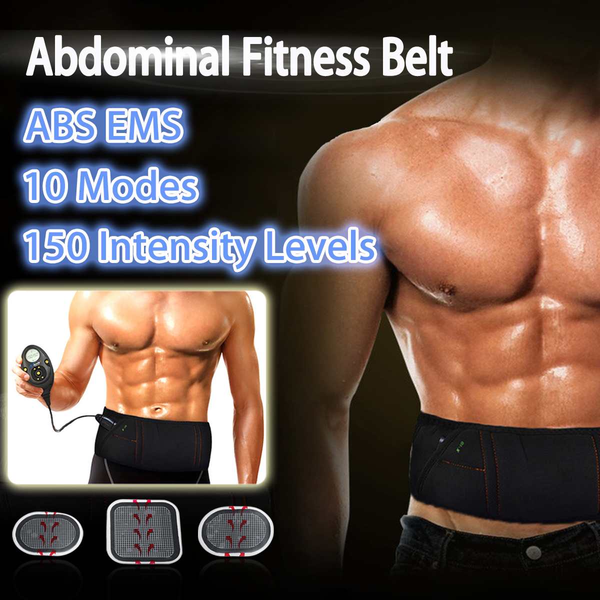 NEW EMS Electric Slimming Belt Abdominal Muscle Lose Weight Fitness Massage Sway Vibration Belly Muscle Waist Trainer Stimulator