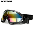 UV Protection Dirt Bike Glasses Dustproof Motocross Goggles Eyes Protection Adjustable Anti-glare Glasses for Motorcycle Ski