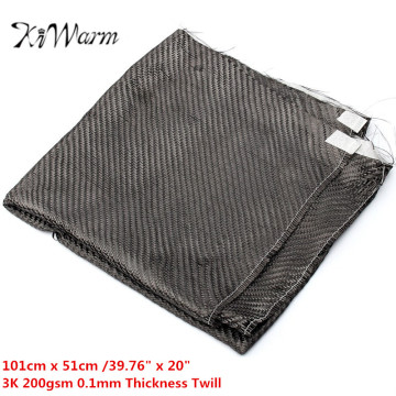 KiWarm A+ 3K 200gsm 0.1mm Real Carbon Fiber Cloth Twill 39.76